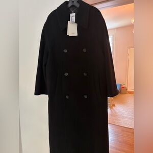 Toteme Black Wool Shield Coat- Sold out style!